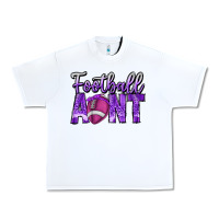 White football aunt Urban Heavy Tee - CowhideDigitalArt