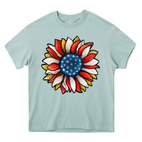 Arona Patriotic Sunflower Heavy Core Tee - Jasminsmagicworld
