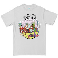 Dove Grey wavves Premium Tee - artisFamous
