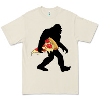 Bigfoot Carrying Pizza Premium Tee | Teevron