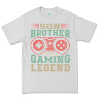 Dove Grey SON BROTHER GAMING LEGEND Premium Tee - artisFamous