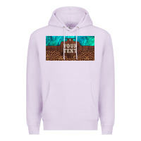 Lilac preview custom name turquoise stone leopard bull skull license plate Premium Hoodie - Artiststas