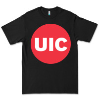 Black UIC College Premium Tee - artisFamous
