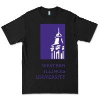 Black Western Illinois College Premium Tee - artisFamous