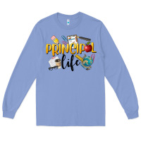 Colony Blue Principal Life Long Sleeve Tee - LillyAllenDesigns