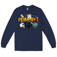 Navy Principal Life Long Sleeve Tee - LillyAllenDesigns