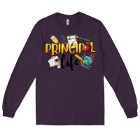 Plum Principal Life Long Sleeve Tee - LillyAllenDesigns