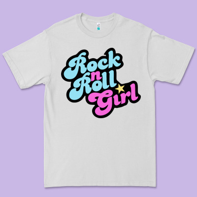 Rock N Roll Girl Premium Tee Designed By Artisfamous