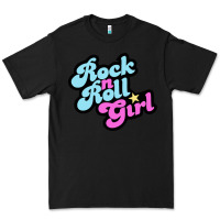 Black rock n roll girl Premium Tee - artisFamous