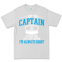 Dove Grey captain funny boating sailing Premium Tee - artisFamous