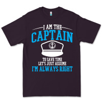 Plum captain funny boating sailing Premium Tee - artisFamous
