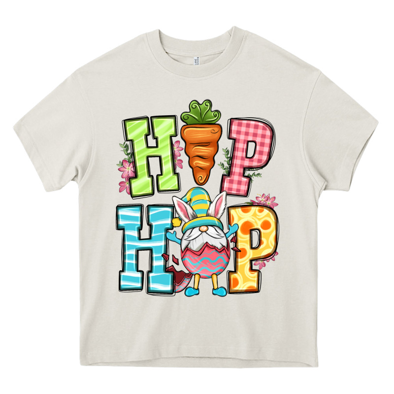 Easter Hip Hop Gnome Heavy Core Tee by OliviaCreatesArt | Teevron