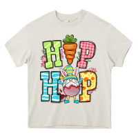 Cream Easter hip hop gnome Heavy Core Tee - OliviaCreatesArt