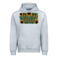 Heather Grey Sunflower Serappe Turquoise Gemstone Mama Tried Urban Hoodie - Jasminsmagicworld