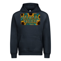 Navy Sunflower Serappe Turquoise Gemstone Mama Tried Urban Hoodie - Jasminsmagicworld