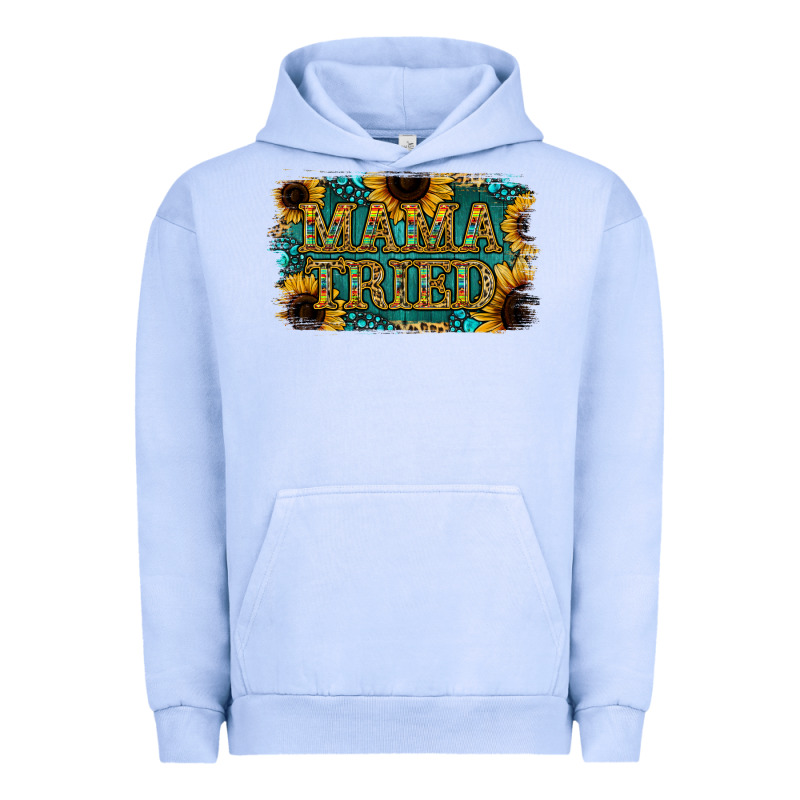 Sunflower Serappe Turquoise Gemstone Mama Tried Urban Hoodie by Jasminsmagicworld | Teevron