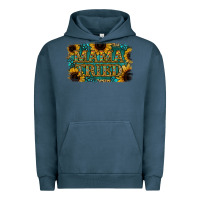 Pigment Midnight Navy Sunflower Serappe Turquoise Gemstone Mama Tried Urban Hoodie - Jasminsmagicworld