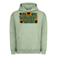 Pigment Oil Green Sunflower Serappe Turquoise Gemstone Mama Tried Urban Hoodie - Jasminsmagicworld