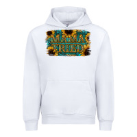 White Sunflower Serappe Turquoise Gemstone Mama Tried Urban Hoodie - Jasminsmagicworld