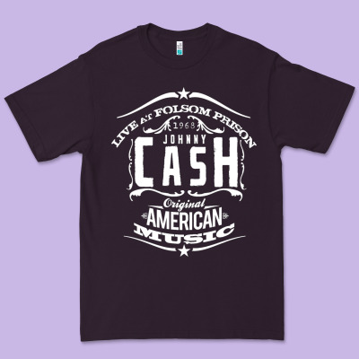 Johnny Cash Music Premium Tee Designed By Artisfamous
