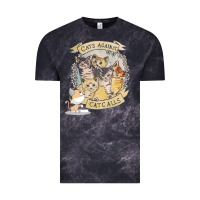 Cloud Black Cats Against Cat Calls Vintage Tee - Bettercallsaul