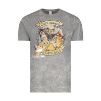 Cloud Rock Cats Against Cat Calls Vintage Tee - Bettercallsaul