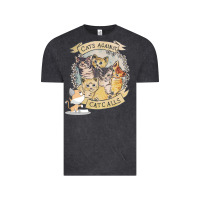 Vintage Black Cats Against Cat Calls Vintage Tee - Bettercallsaul