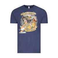 Vintage Denim Cats Against Cat Calls Vintage Tee - Bettercallsaul