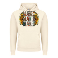 Vintage Artic mama sunflower western Vintage Hoodie - RacoonDesign