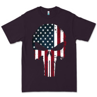 Plum the punisher american flag Premium Tee - artisFamous