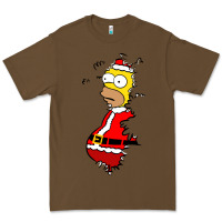 Cacao Homer Claus Christmas Premium Tee - artisFamous