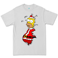 Dove Grey Homer Claus Christmas Premium Tee - artisFamous