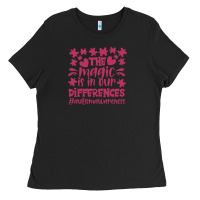 Black the magic is in our diference Ladies Tee - CowhideDigitalArt