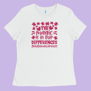 The Magic Is In Our Diference Ladies Tee Designed By Cowhidedigitalart