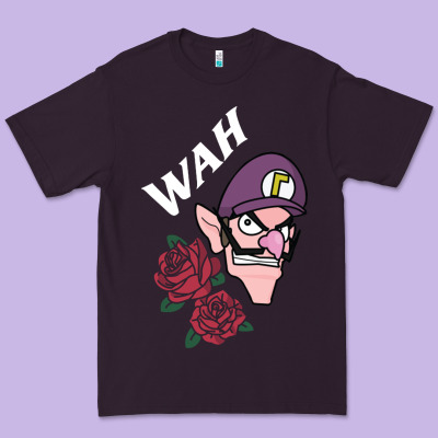 Waluigi Voice ( Wah ) Premium Tee Designed By Artisfamous