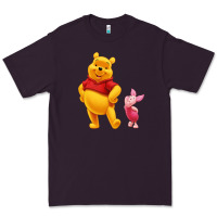 Plum Winnie the Pooh Piglet Premium Tee - artisFamous