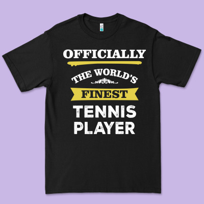 The World's Finest Tennis Player Premium Tee Designed By Artisfamous