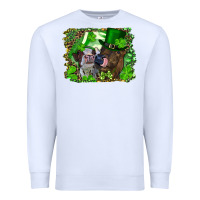 White st. patrick's day heifers Premium Sweatshirt - RanaPortraitStore