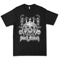 Black black sab.bath official vintage dancing skele Premium Tee - artisFamous