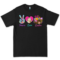 Black Peace Love Easter Premium Tee - BundleAndBundleShop