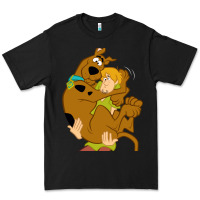Black Scooby Doo and Shaggy Premium Tee - artisFamous