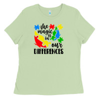 Matcha the magic is in our differences Ladies Tee - CowhideDigitalArt