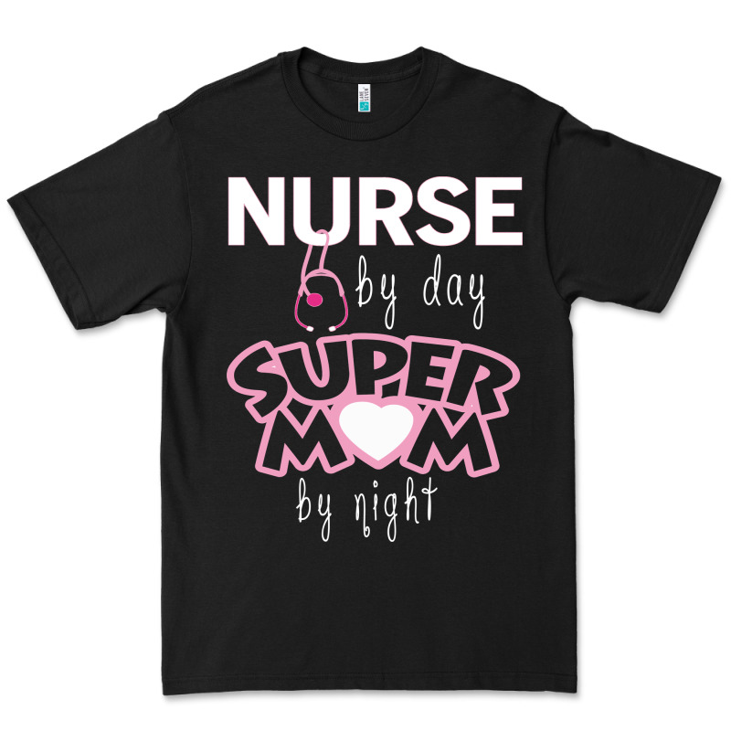 Nurse By Day Super Mom By Night Premium Tee by artisFamous | Teevron