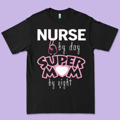 Nurse By Day Super Mom By Night Premium Tee Designed By Artisfamous