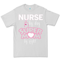 Dove Grey nurse by day super mom by night Premium Tee - artisFamous