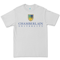 Dove Grey Chamberlain College Premium Tee - artisFamous