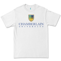 White Chamberlain College Premium Tee - artisFamous