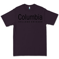 Plum Columbia College Chicago Premium Tee - artisFamous