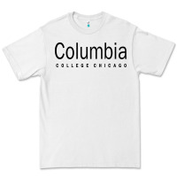 White Columbia College Chicago Premium Tee - artisFamous