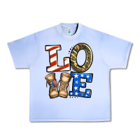Grape Ice 4th of July Army Love Urban Heavy Tee - Jasminsmagicworld